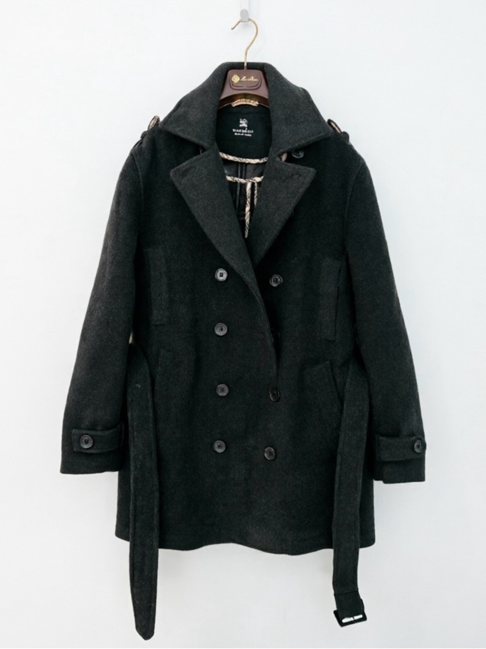 Burberry Black Label Men’s Wool Coat